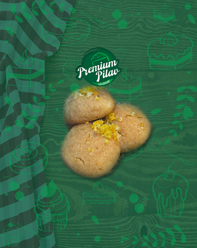 Portakallı Limonlu Kurabiye